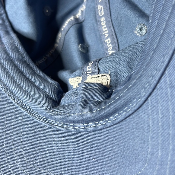 🎯NWOT Vineyard Vines Whale Logo Baseball Cap Hat Blue - Picture 4 of 7